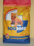 наполнитель "Зооник",комкующийся